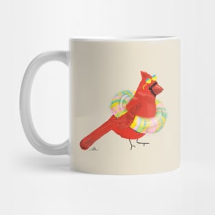 Mr. Cardinal Takes a Swim Mug